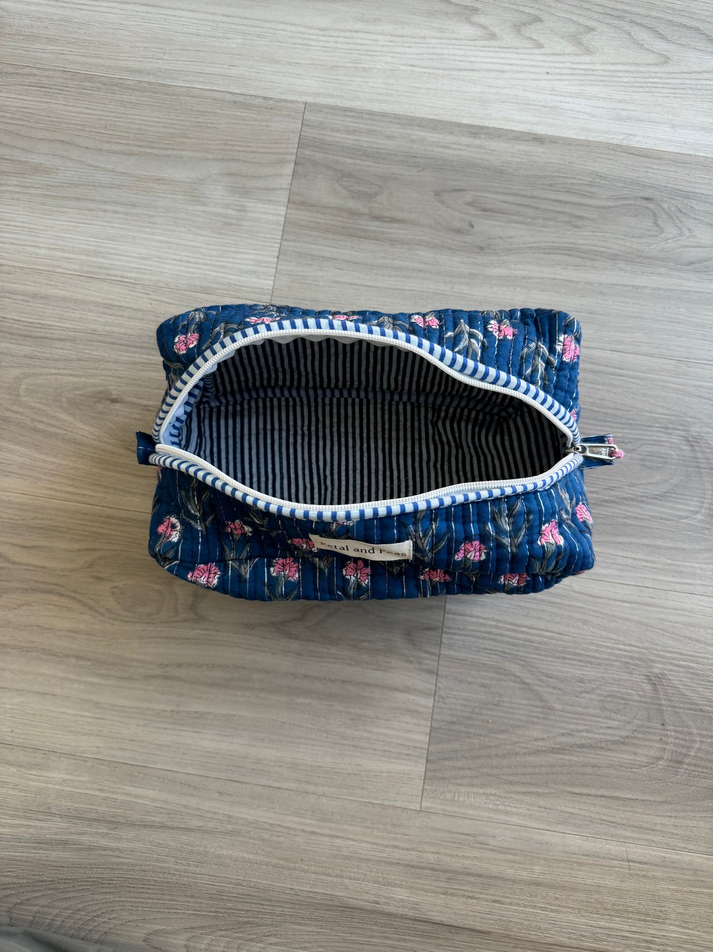 Blue Cosmetic Pouch