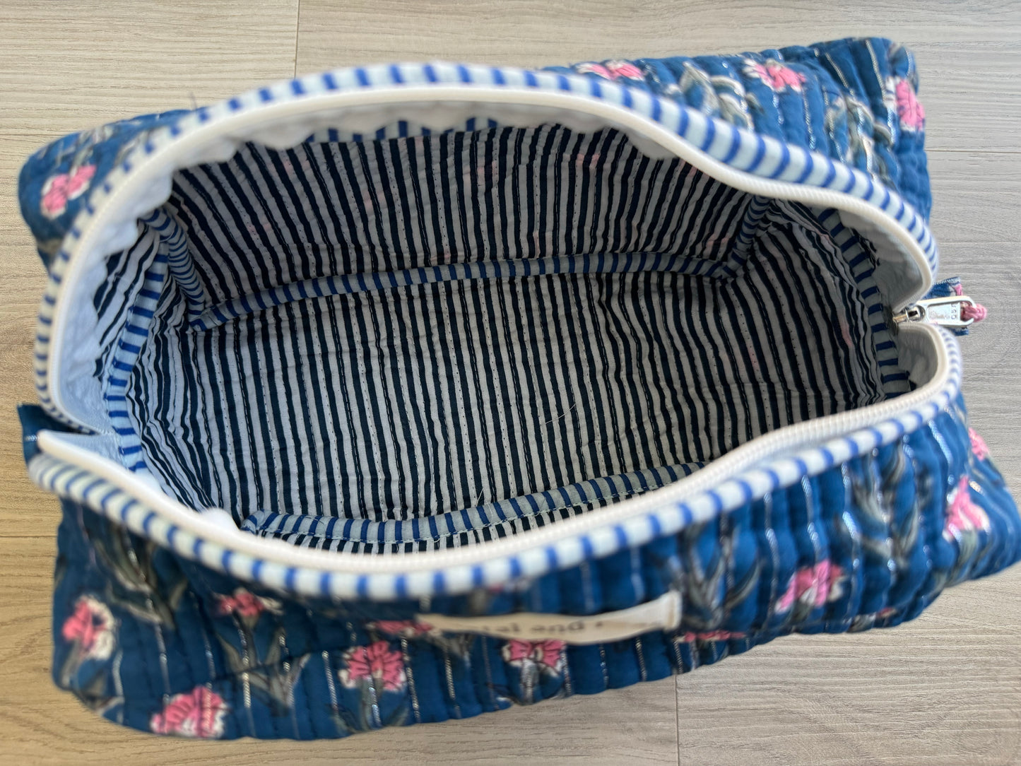 Blue Cosmetic Pouch