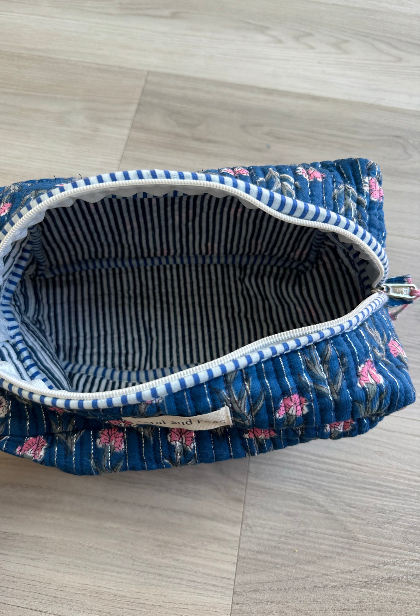 Blue Cosmetic Pouch