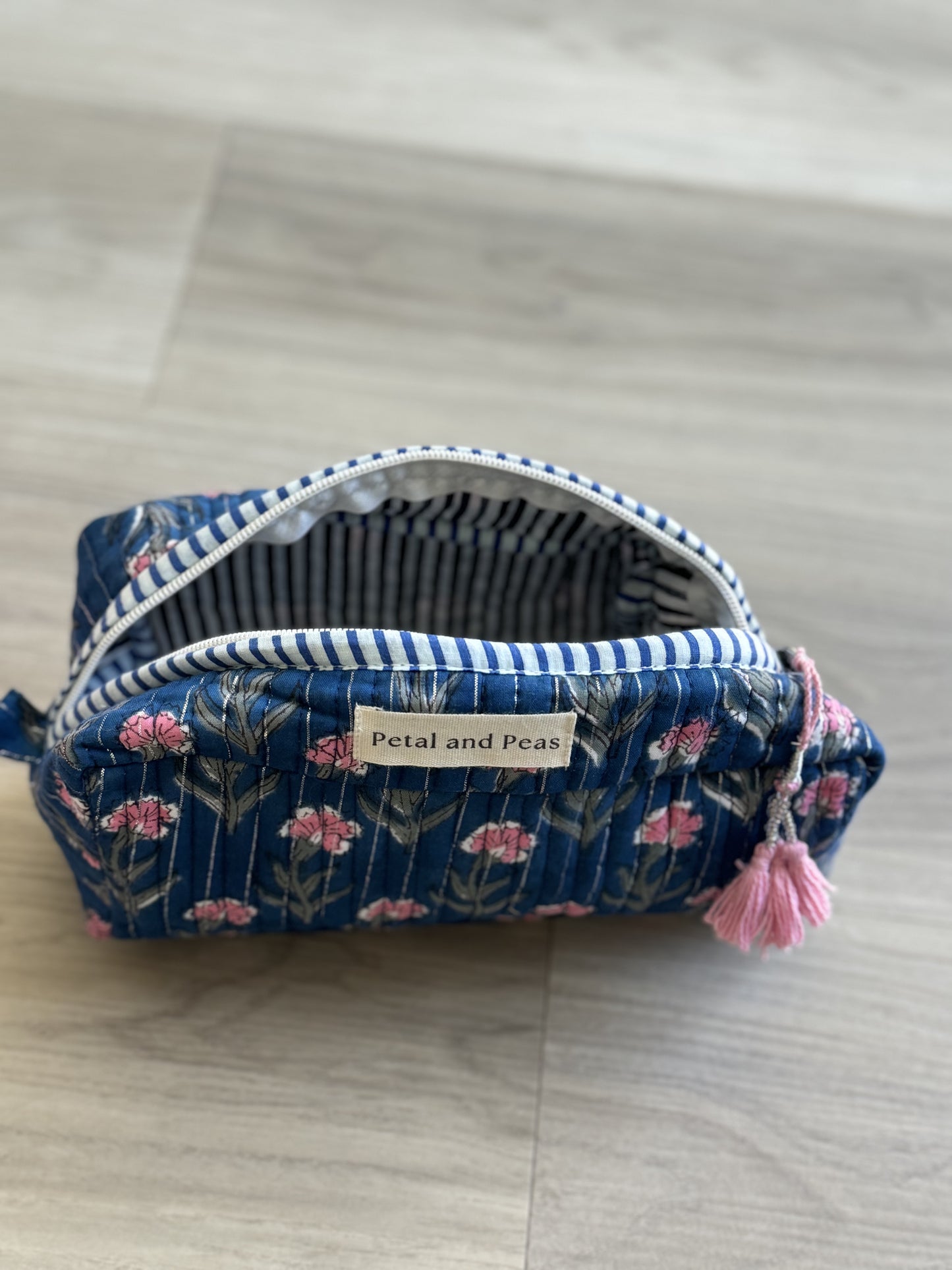 Blue Cosmetic Pouch