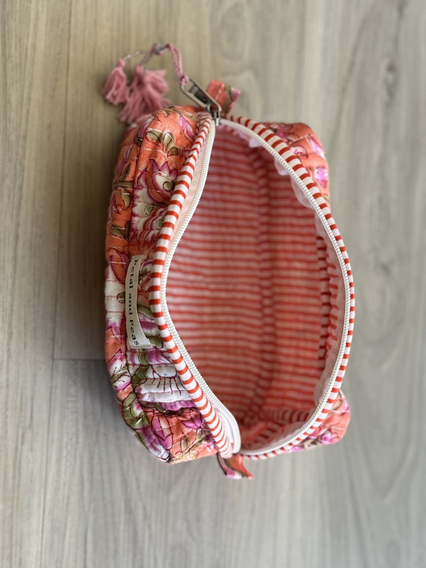 Orange Cosmetic Pouch