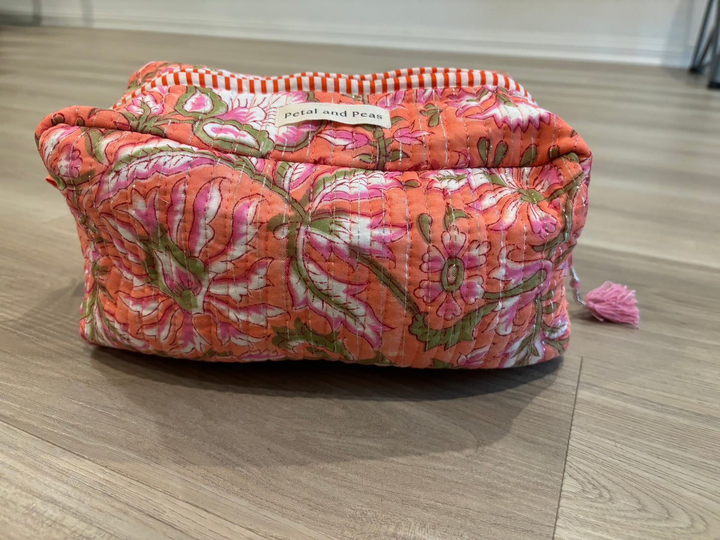 Orange Cosmetic Pouch