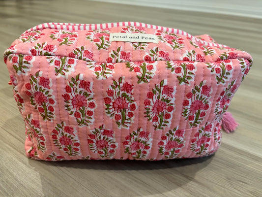 Pink Cosmetic Pouch